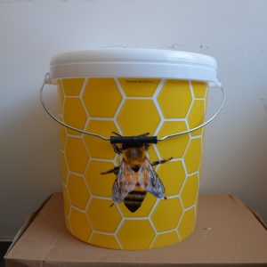Nádoba na med plastová so vzorom