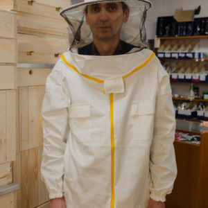 Včelárska bunda biela – XL