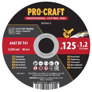 Rezací kotúč Procraft CD125x1,2 | CD125x1.2