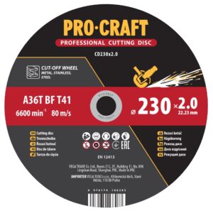 Rezný kotúč Procraft CD230x2,0 | CD230x2.0