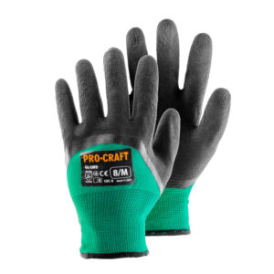 Pracovné rukavice máčané v latexe, XL Procraft GL-LW10 | GL-LW10